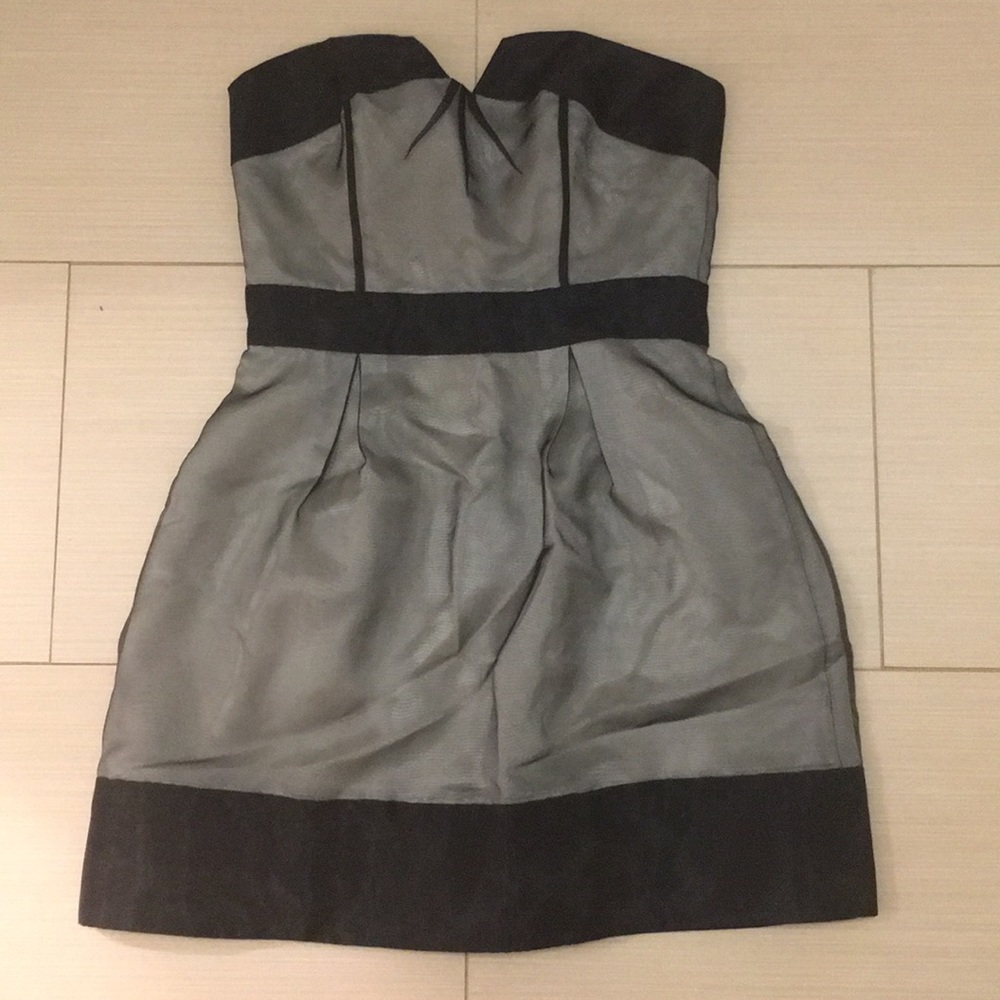 Jill Stuart Black Strapless Dress